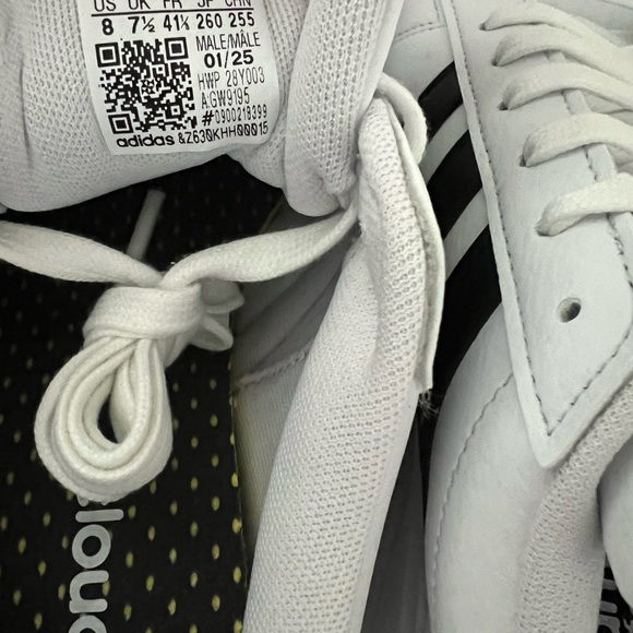 NWT: Adidas men’s Grand Court White and Black Sneakers US 8 sportswear - Picture 6 of 7